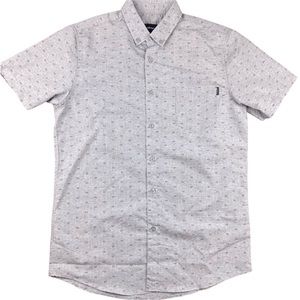 Molokai Surf Men’s Button Down Slim Fit Short Sleeve Shirt Medium NWOT